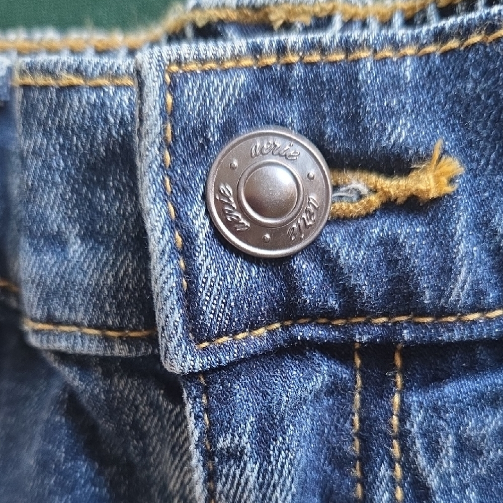 Aerie Classic Blue Denim Shorts - Picture 5 of 7